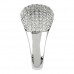 5.00 ct Ladies Round Cut Diamond Anniversary Ring In Pave Setting